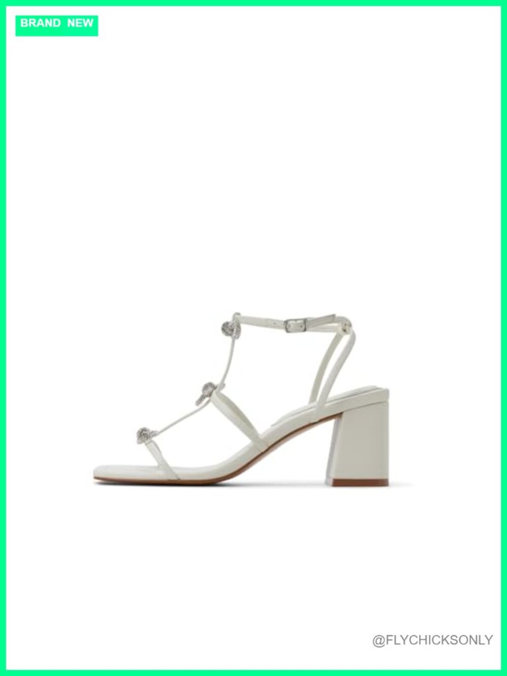 Kaeli Heeled Sandals Block Heel Square Toe Buckle Slingback Casual